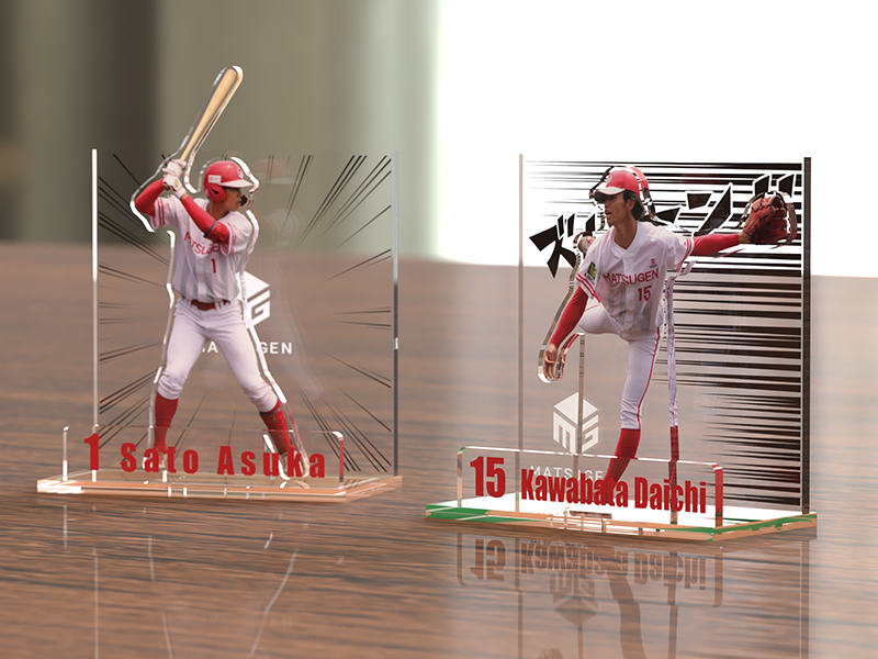 マツゲン様　アクリルミニジオラマスタンド