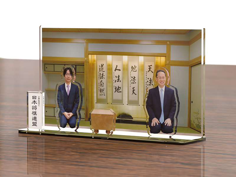 関西将棋会館様　アクリルジオラマスタンド